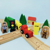 Wooden Montessori Train Track