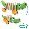 Fun Croc & Dog Toddler Wooden Pull Toy