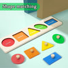 Geometric and Color Learning Montessori Puzzle