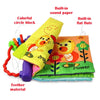 Montessori Books with Teether Rattle Toys