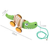 Fun Croc & Dog Toddler Wooden Pull Toy