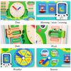 Toy Clocks for Learning Time Date Week Month Weather