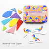 Montessori Tangram Jigsaw Puzzle with Cards