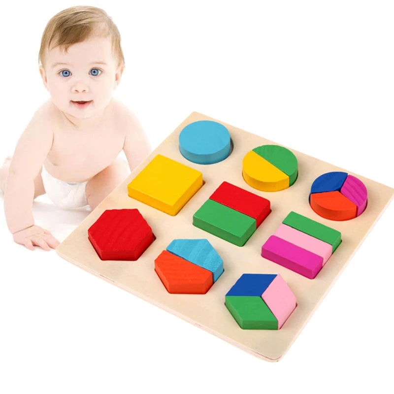 Early Learning 3D Puzzle Colorful Geometry Shape