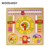 Montessori Toys Learning Clock Weather Week