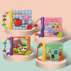 Montessori Books with Teether Rattle Toys