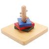 Wooden Ring Stacking Montessori Toy