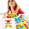 155 Pcs Blocks Set Tangram Toys