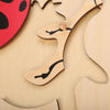 Wooden Lady Bug Montessori Puzzle