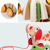 Fun Croc & Dog Toddler Wooden Pull Toy