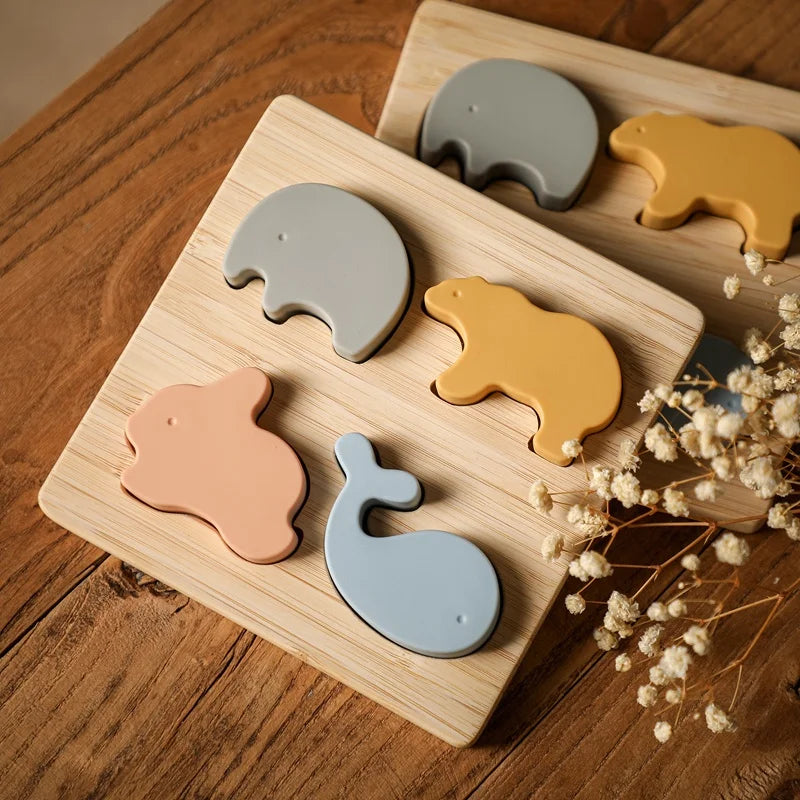 Montessori Wood Block Puzzle