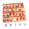 Montessori Wood Alphabet Toy