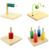 Wooden Ring Stacking Montessori Toy