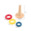 Wooden Ring Stacker Toy