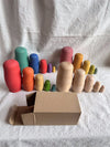 Wooden Rainbow Stacking Toy