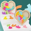 Baby Montessori Tangram Puzzle Heart Shape