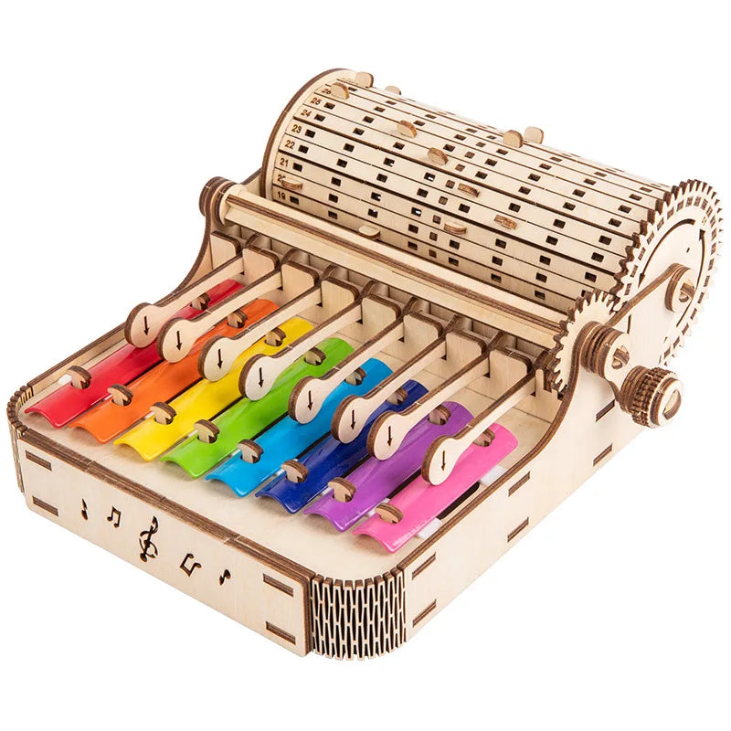 Hand Rattle 8-Note Percussion Montessori Toy