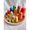 Wooden Rainbow Stacking Toy