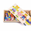 Wooden Jigsaw Montesori Puzzle Bear Change Clothes