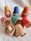 Wooden Rainbow Stacking Toy