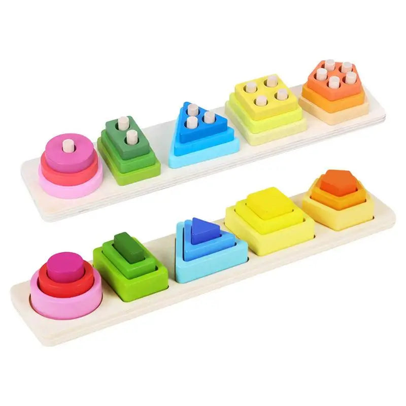 Stacking Shape Montessori Toys