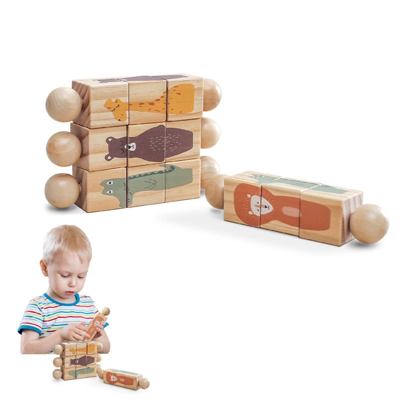 Wooden Stacking Block Toy