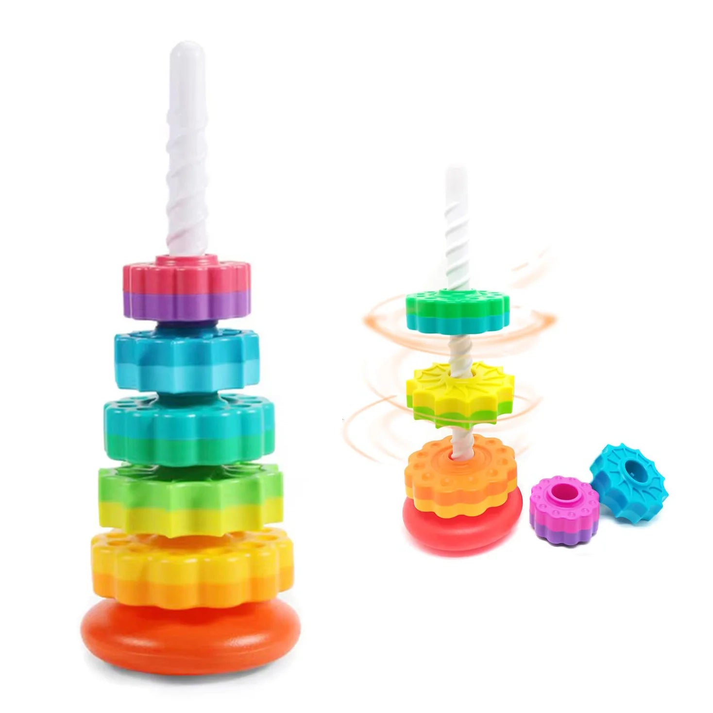 Rainbow Ring Stack Toy