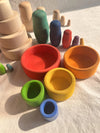 Wooden Rainbow Stacking Toy