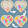 Baby Montessori Tangram Puzzle Heart Shape