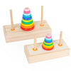 Wooden Stacking Rings Montessori