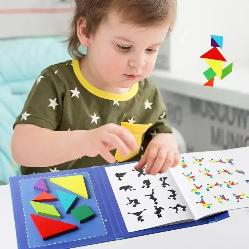 Tangram Magnetic Puzzle