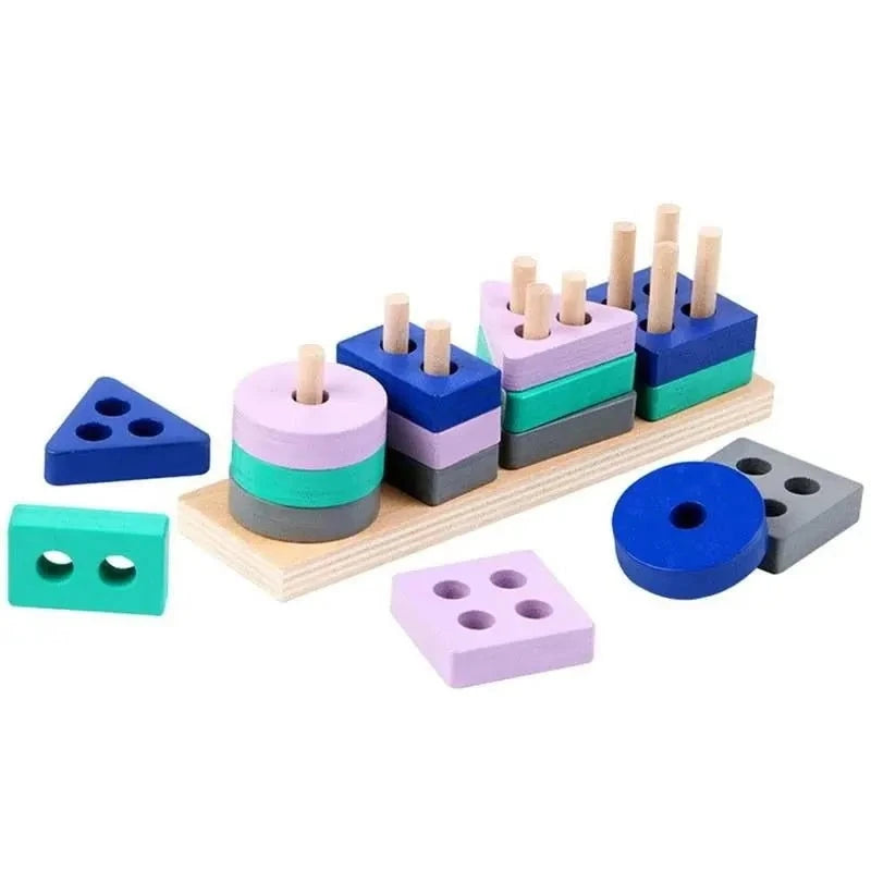 Wooden Shape Sorter Toy