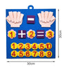 Montessori Toy Felt Finger Numbers Early Learning