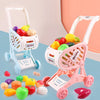 Trolley Cart Supermarket Push Toy for Children