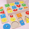 Montessori Toy Board Preschool Learning Geometric Shape